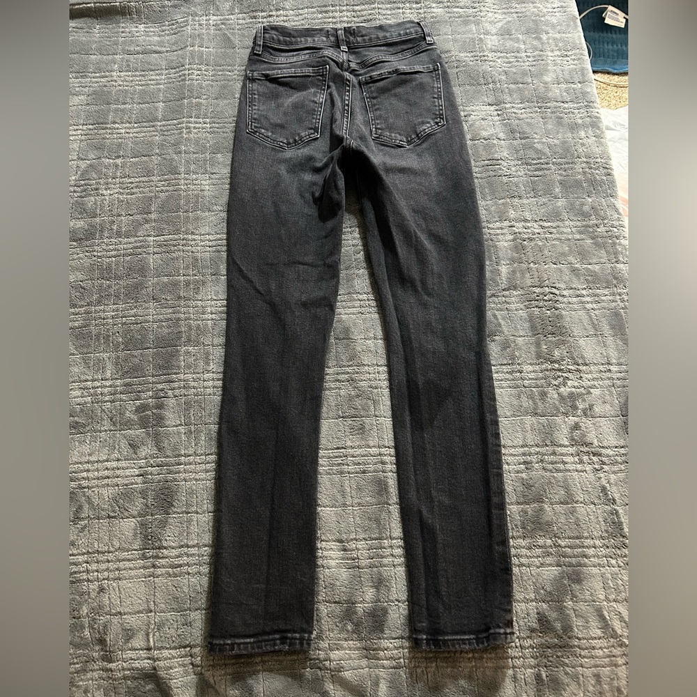 Agolde Nico High Rise Slim Skinny Distressed Ankle Jeans